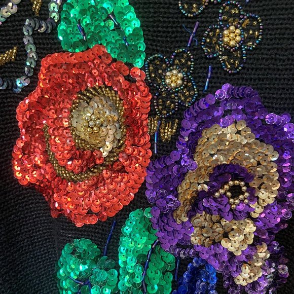 💙UGLY SWEATER PARTY - Vintage Oversized Crewneck Sweater - Picture 5 of 7